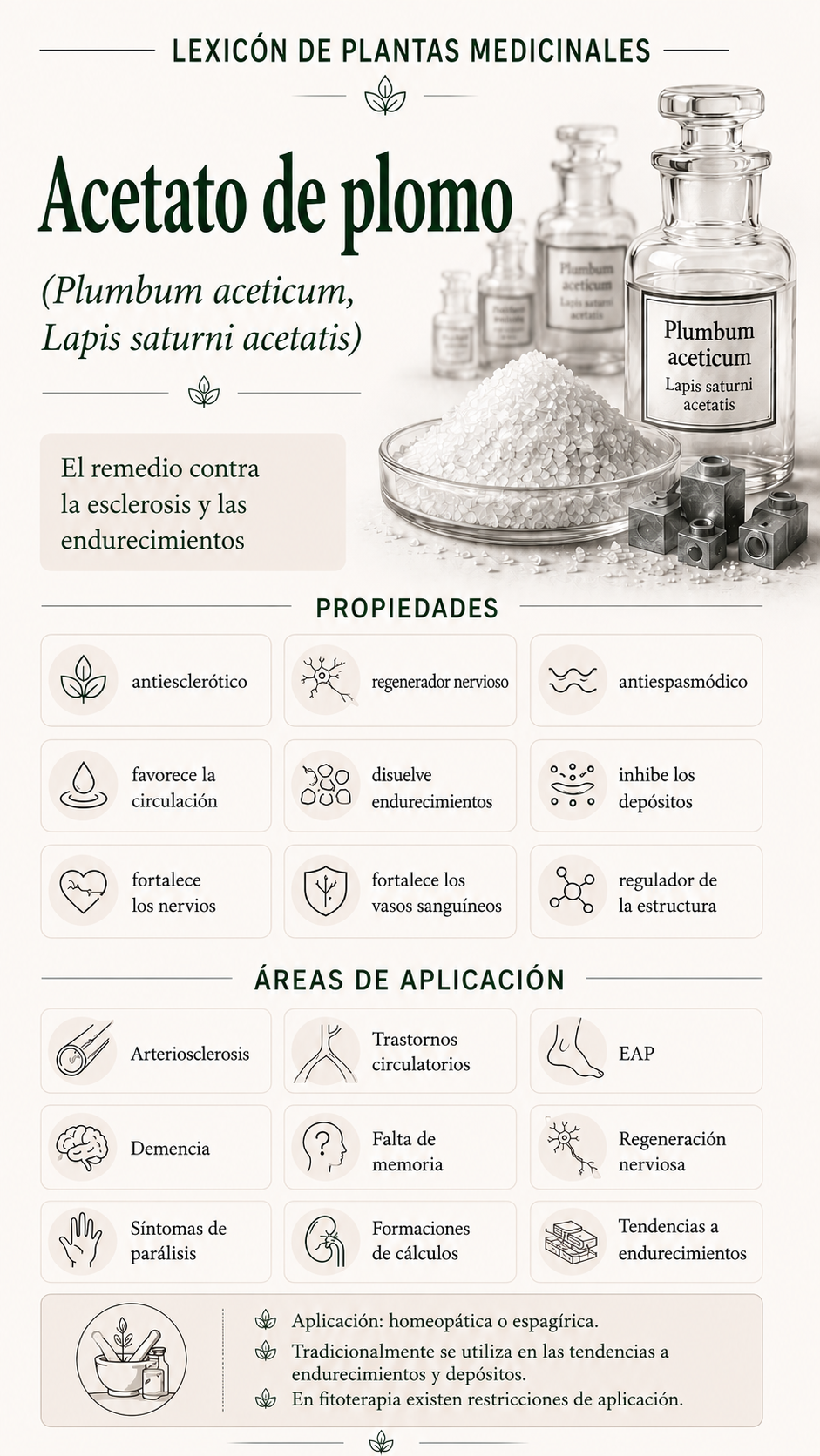 Acetato de plomo: propiedades, usos y efectos