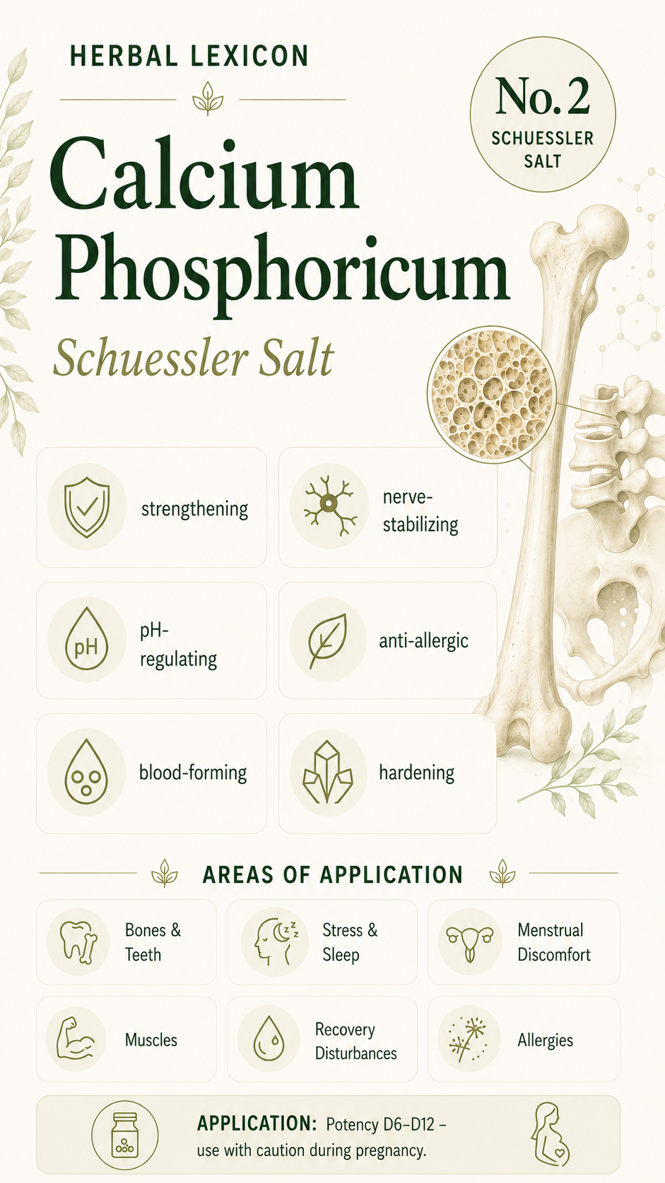 Calcium Phosphoricum: Properties, Uses, and Effects