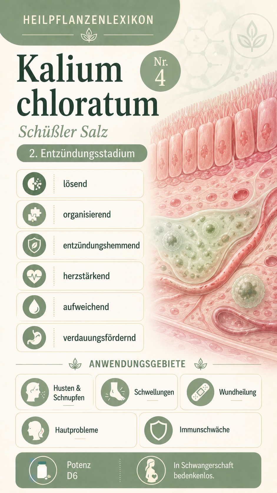 Kalium chloratum: Eigenschaften, Anwendung & Wirkung
