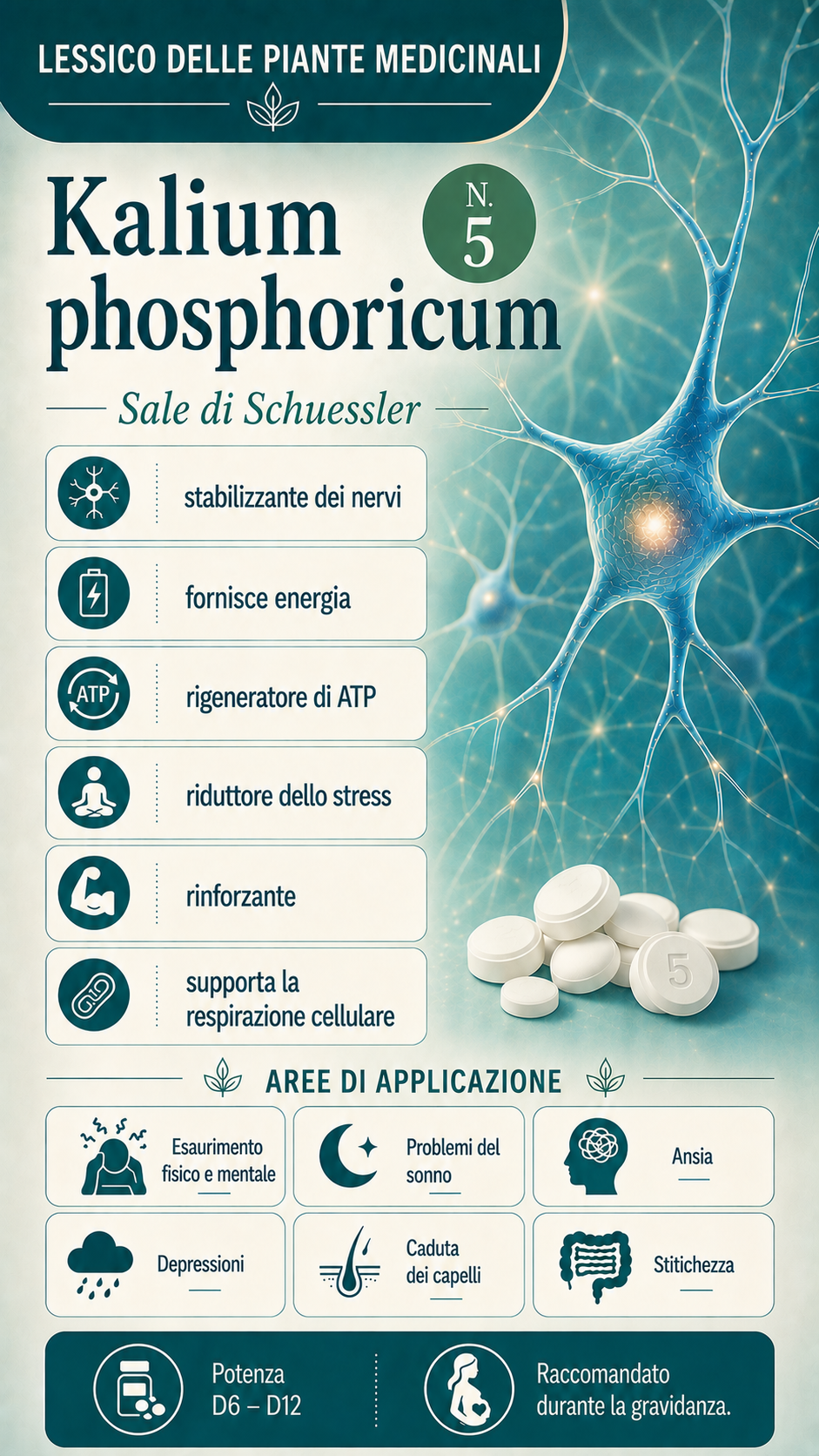 Kalium phosphoricum: proprietà, uso ed effetti