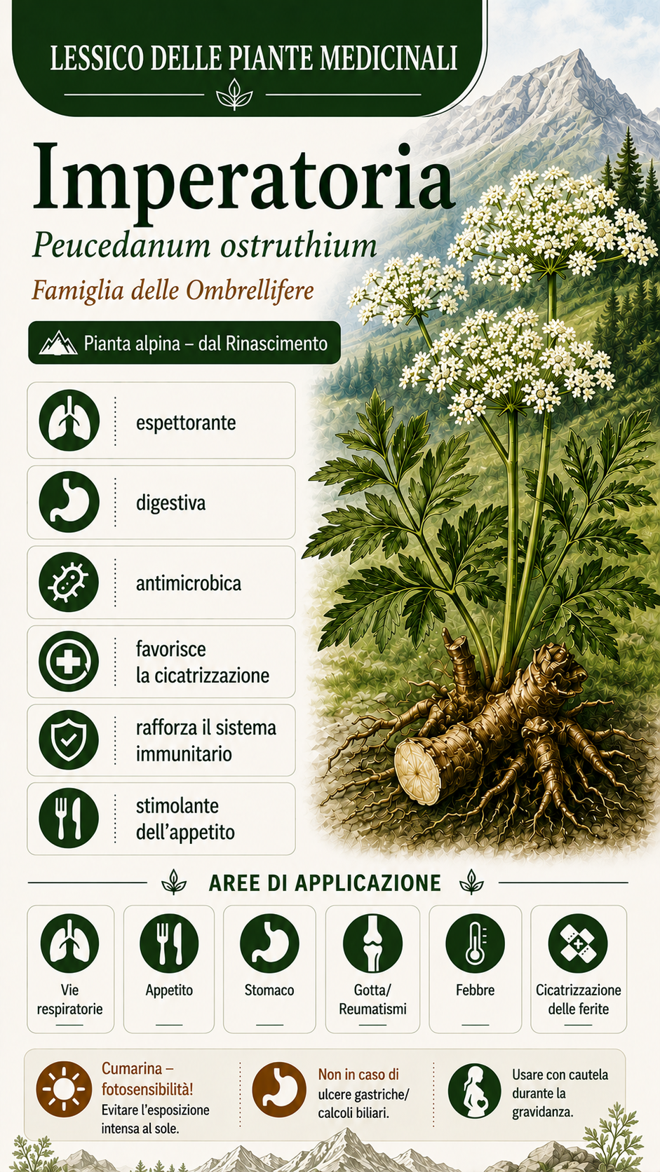 Radicella: proprietà, uso ed effetti