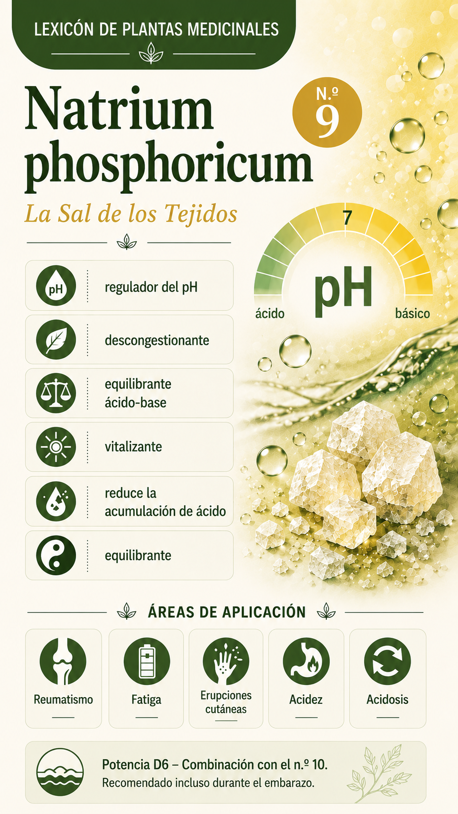 Natrium phosphoricum: propiedades, uso y efectos