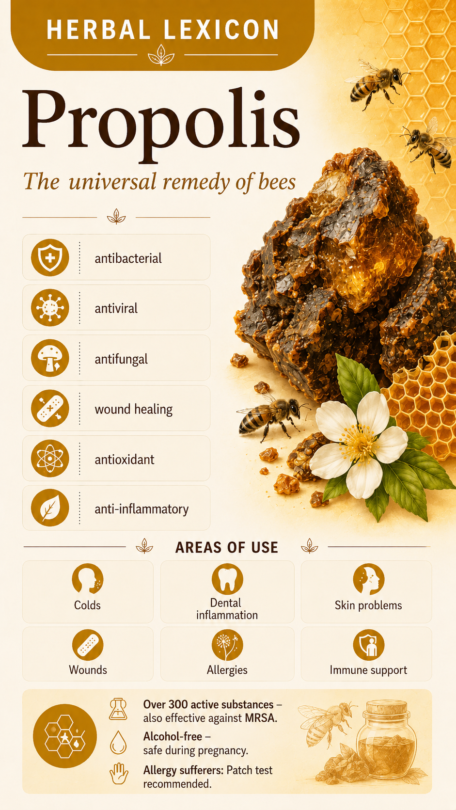 Propolis: Properties, Uses & Effects