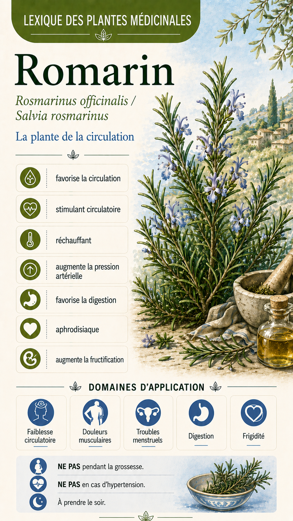Romarin : propriétés, utilisation et effets
