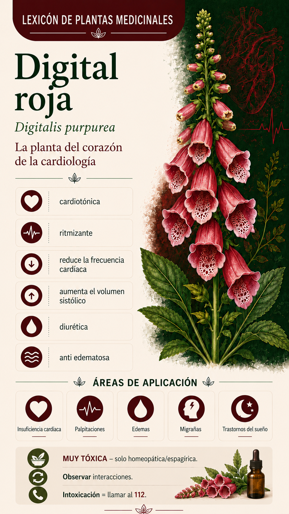 Dedalera roja: propiedades, usos y efectos