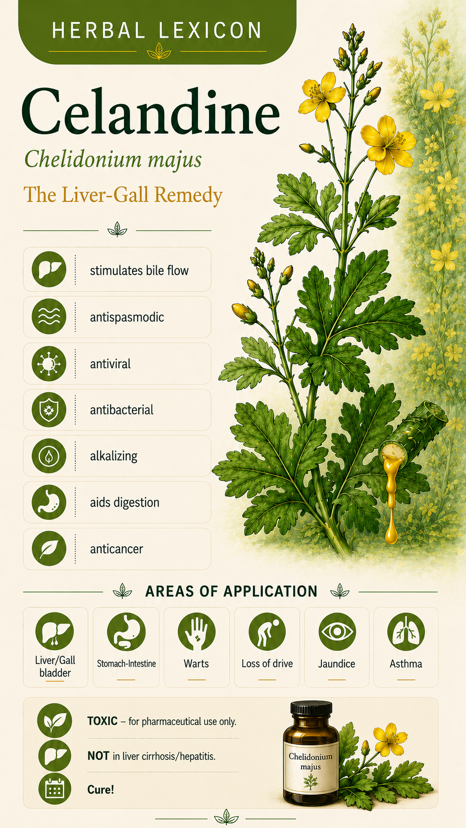 Celandine: Properties, Uses & Effects