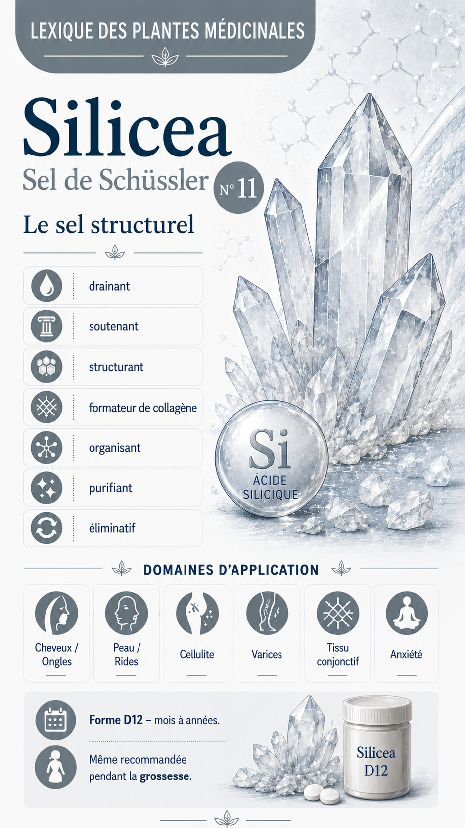 Silicea : propriétés, utilisation et effets