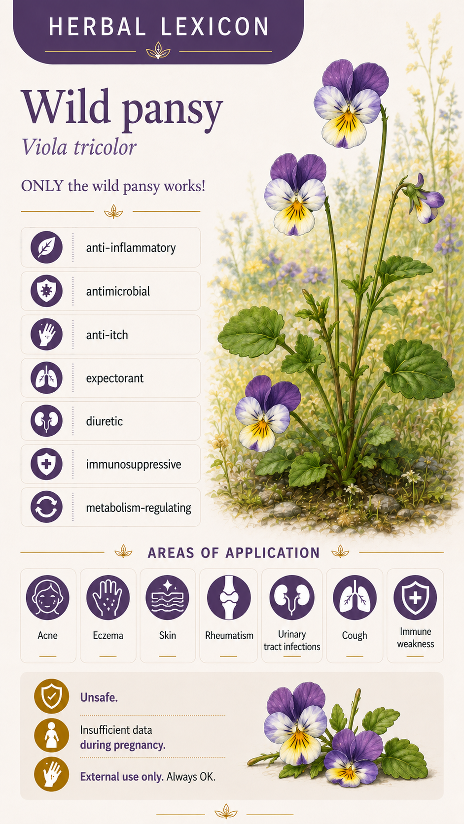 Pansies: Characteristics, Uses, and Effects