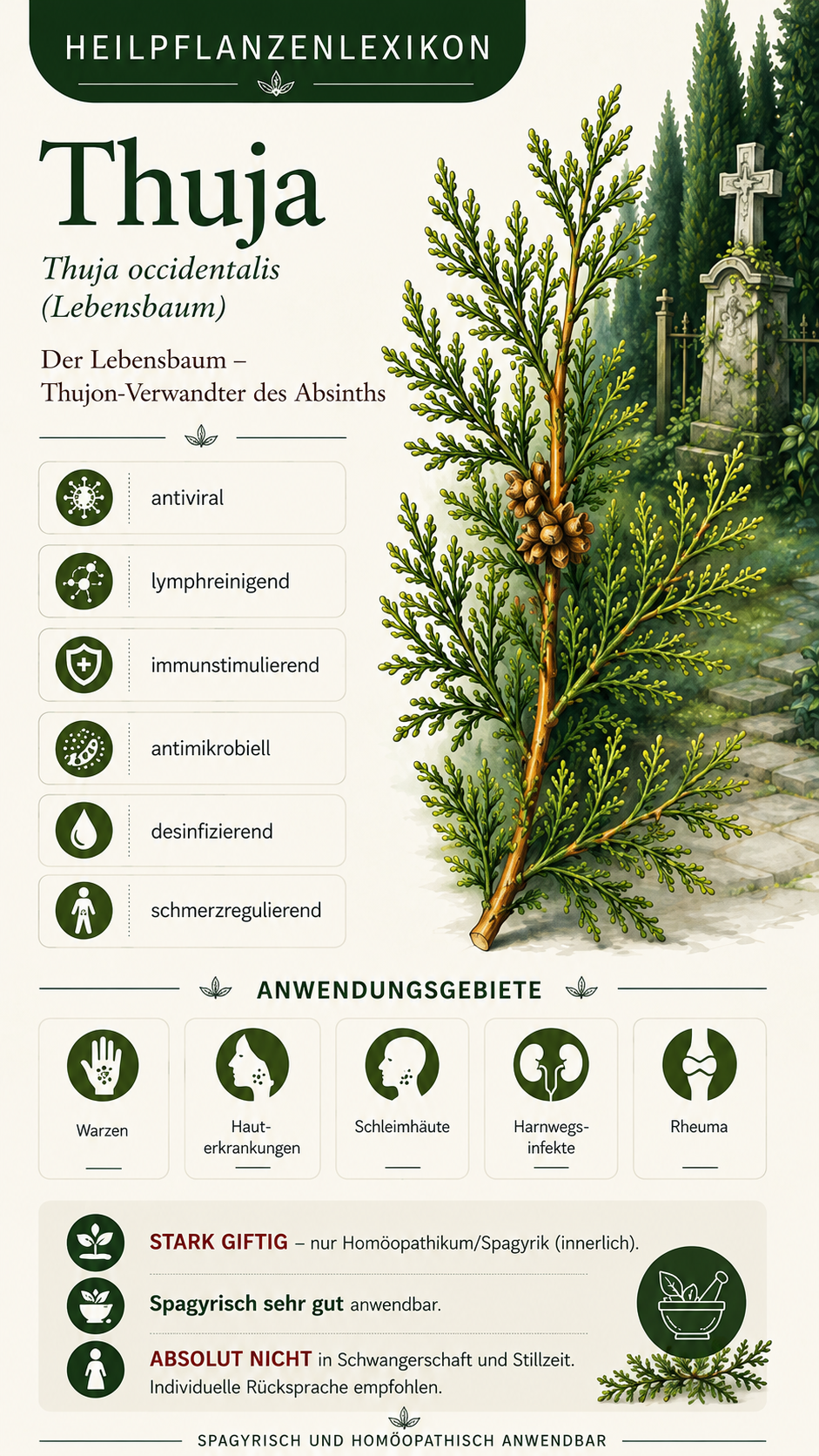 Thuja: Eigenschaften, Anwendung & Wirkung