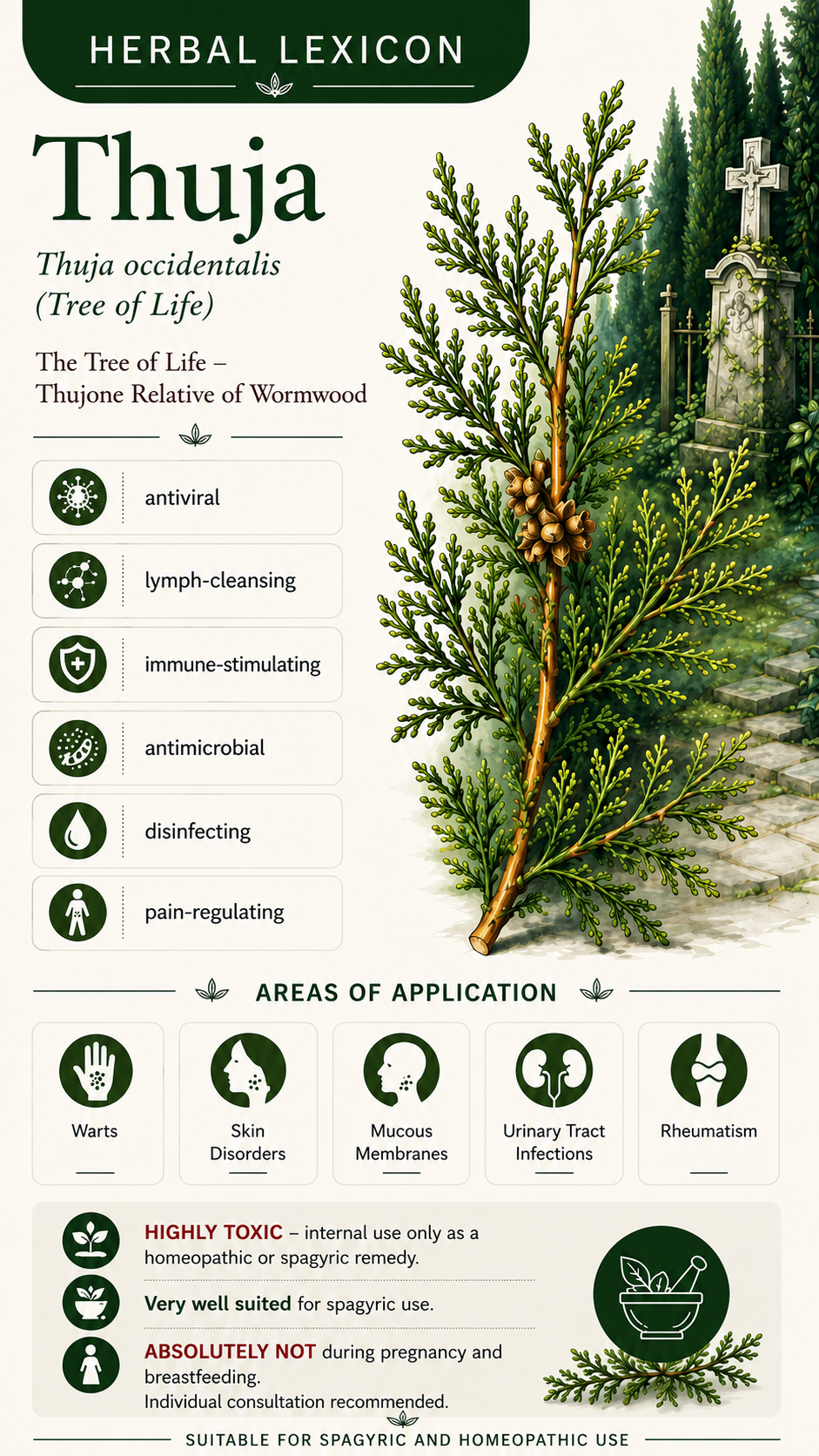 Thuja: Properties, Uses & Effects
