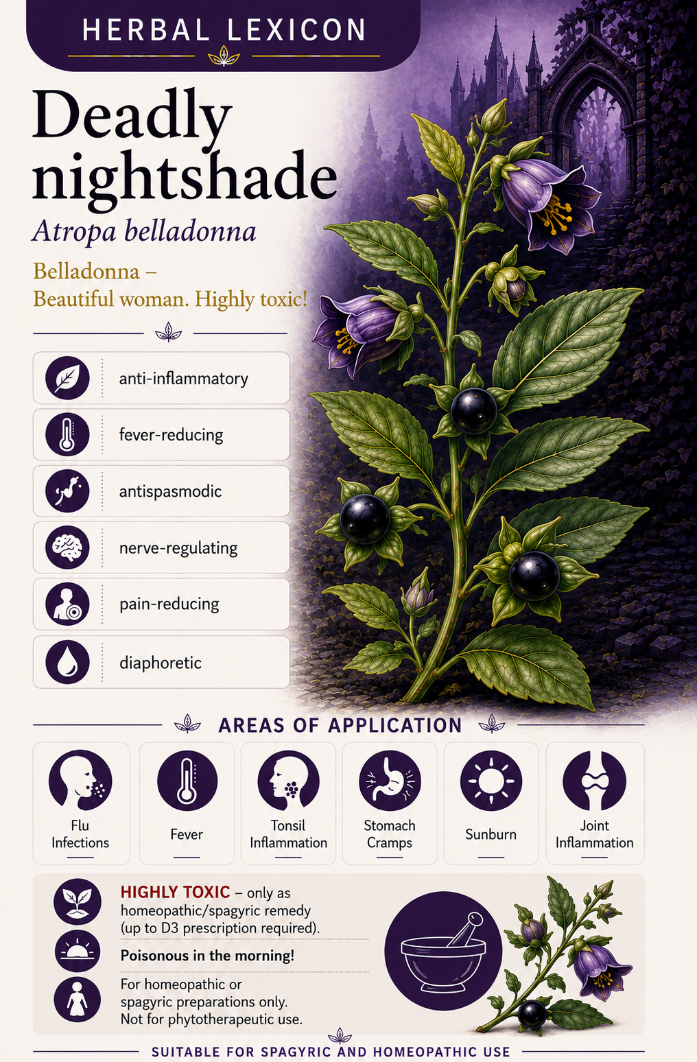 Belladonna (Atropa belladonna): Properties, Uses & Effects