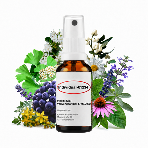 Zimply Natural Spray with the blend number highlighted