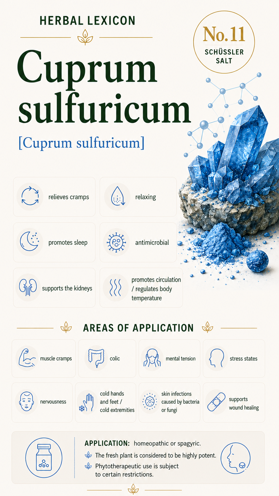 Cuprum Sulfuricum: Properties, Uses, and Effects