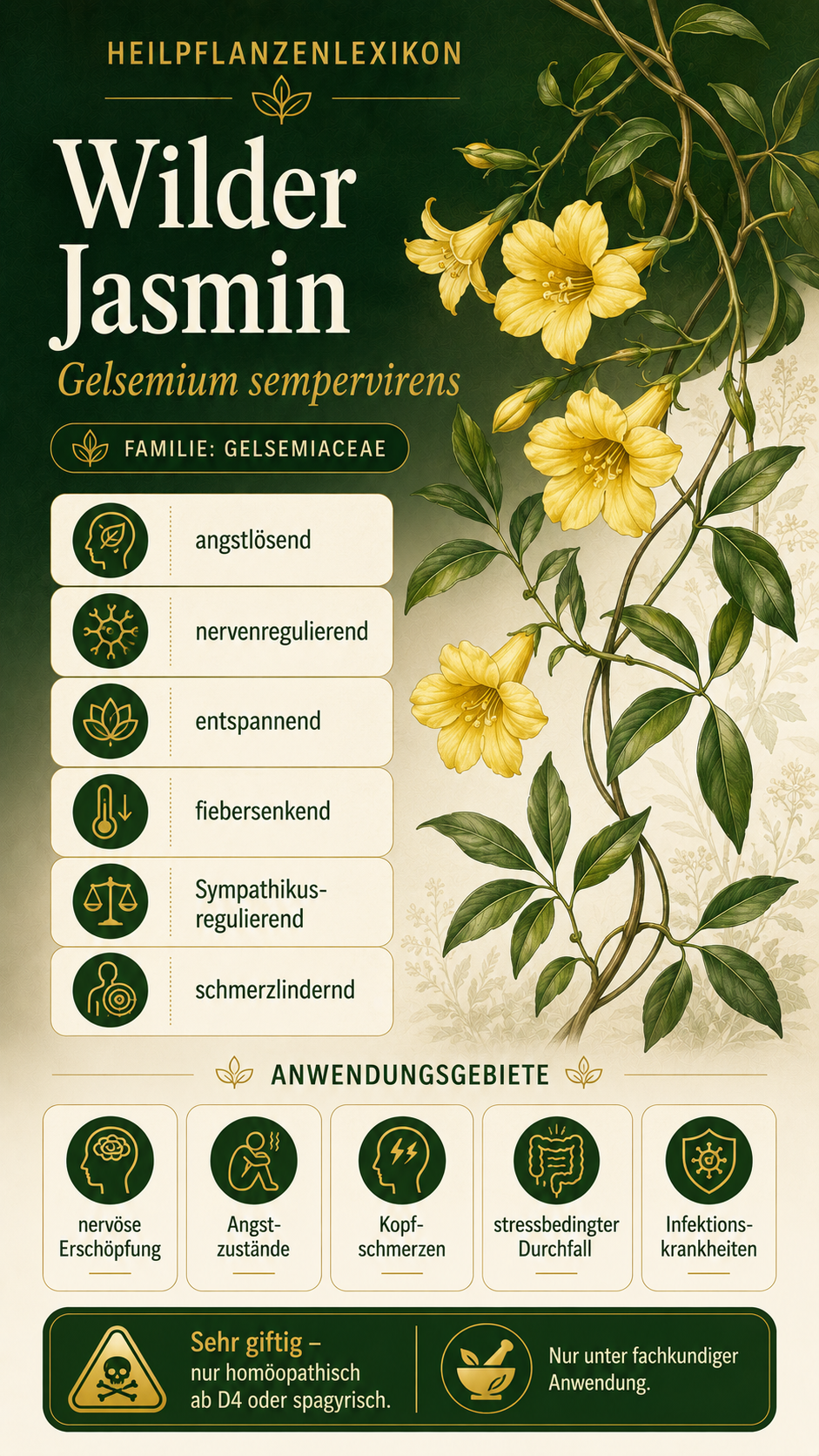 Wilder Jasmin: Eigenschaften, Anwendung & Wirkung