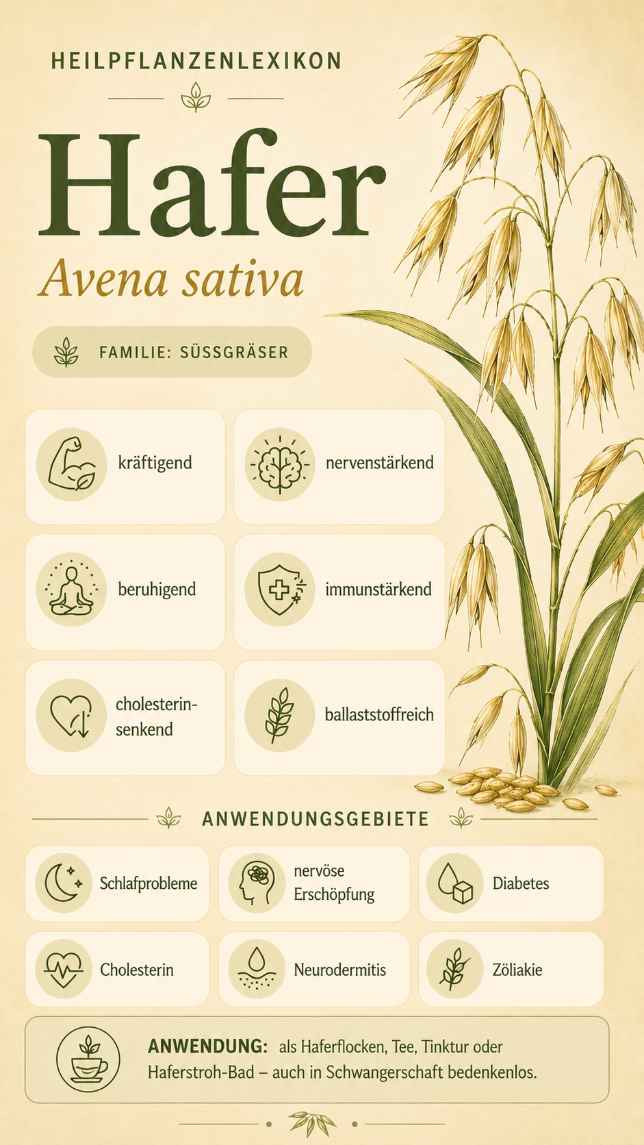 Hafer: Eigenschaften, Anwendung & Wirkung