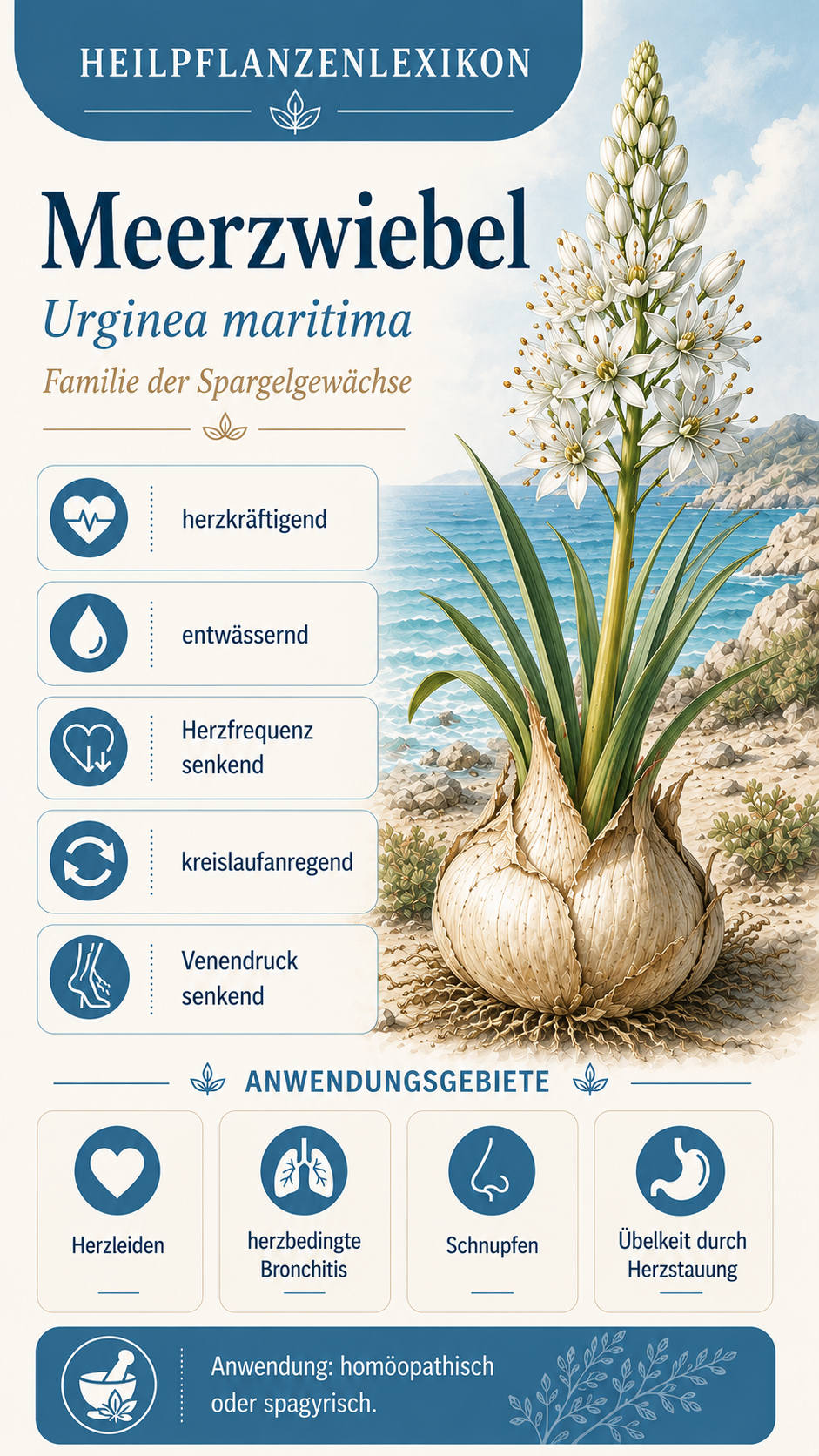 Meerzwiebel: Eigenschaften, Anwendung & Wirkung