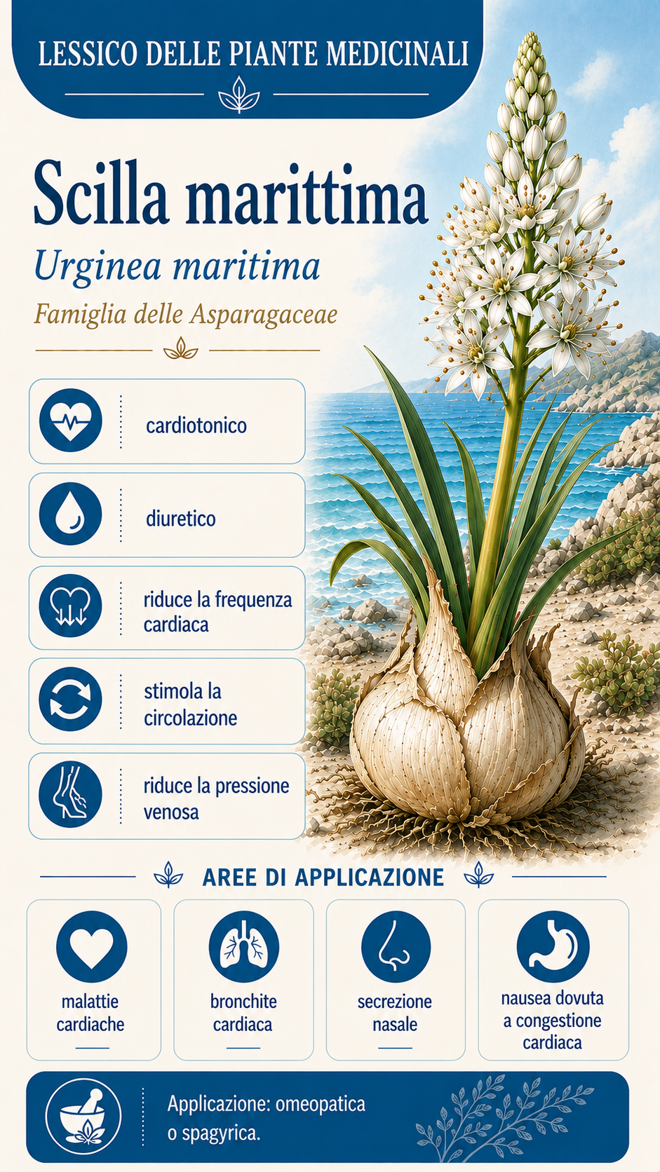 Cipolla di mare: proprietà, uso ed effetti