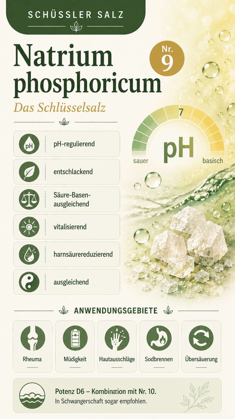 Natrium phosphoricum: Eigenschaften, Anwendung & Wirkung