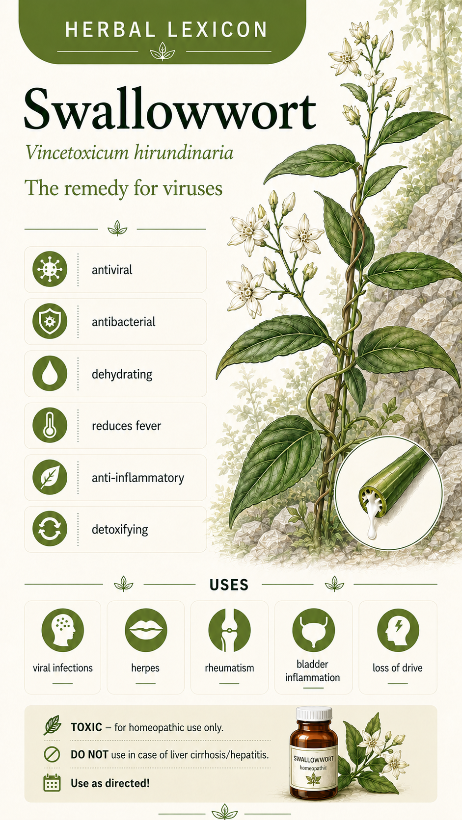 Swallowwort: Properties, Uses & Effects