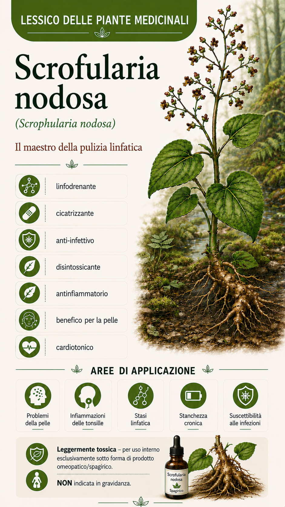 Scrophulaire : propriétés, utilisation et effets