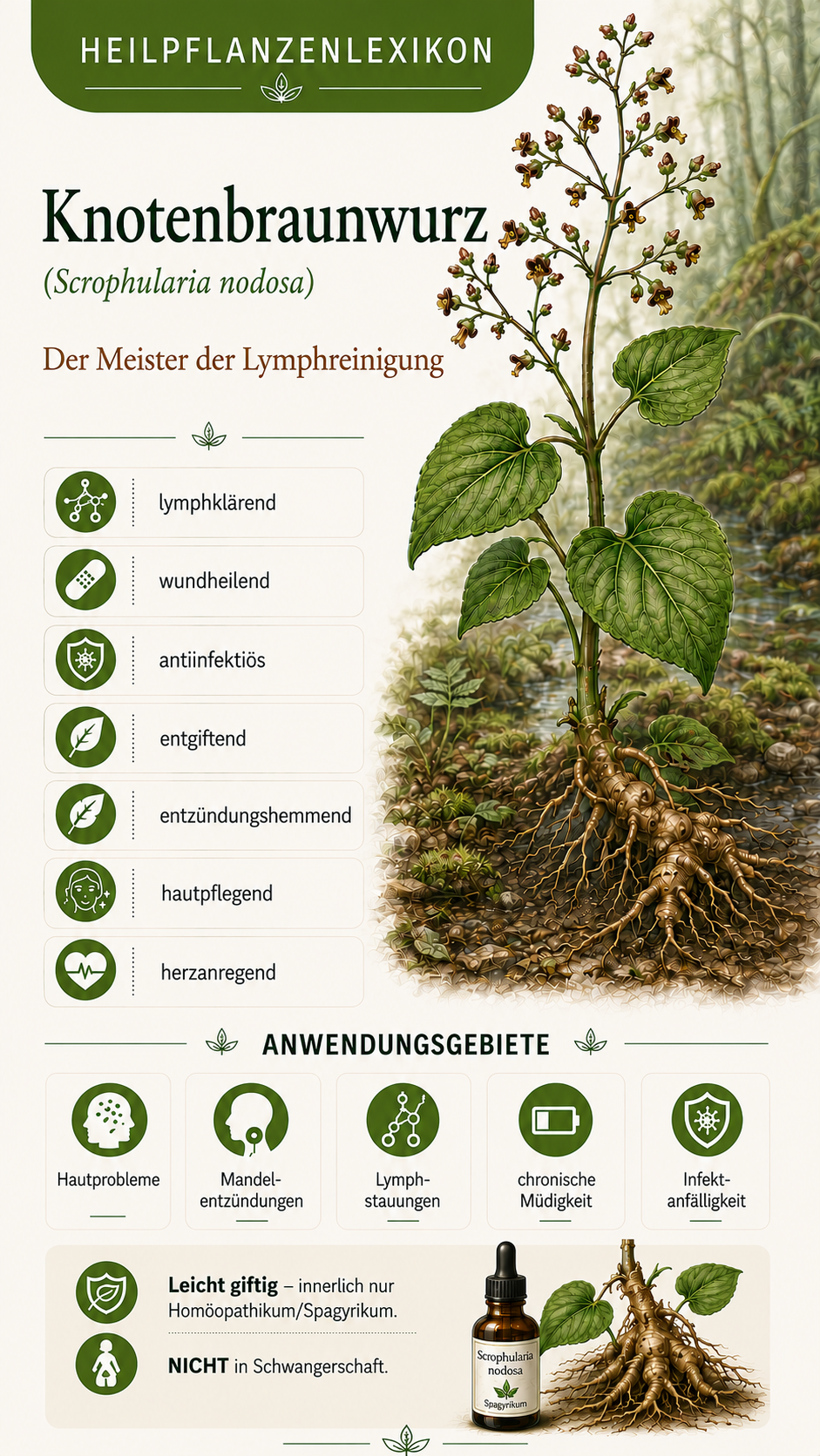 Scrophularia: Eigenschaften, Anwendung & Wirkung
