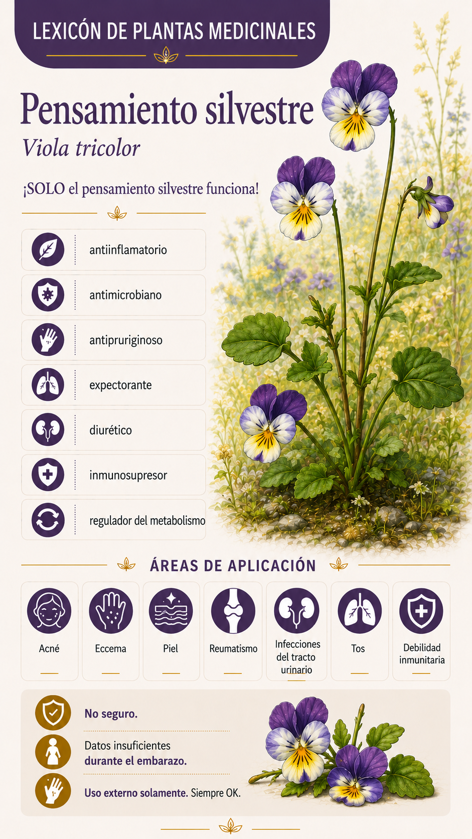 Pensamientos: propiedades, usos y efectos