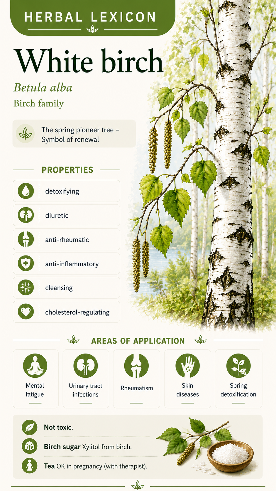 White Birch (Betula alba): Properties, Uses & Effects