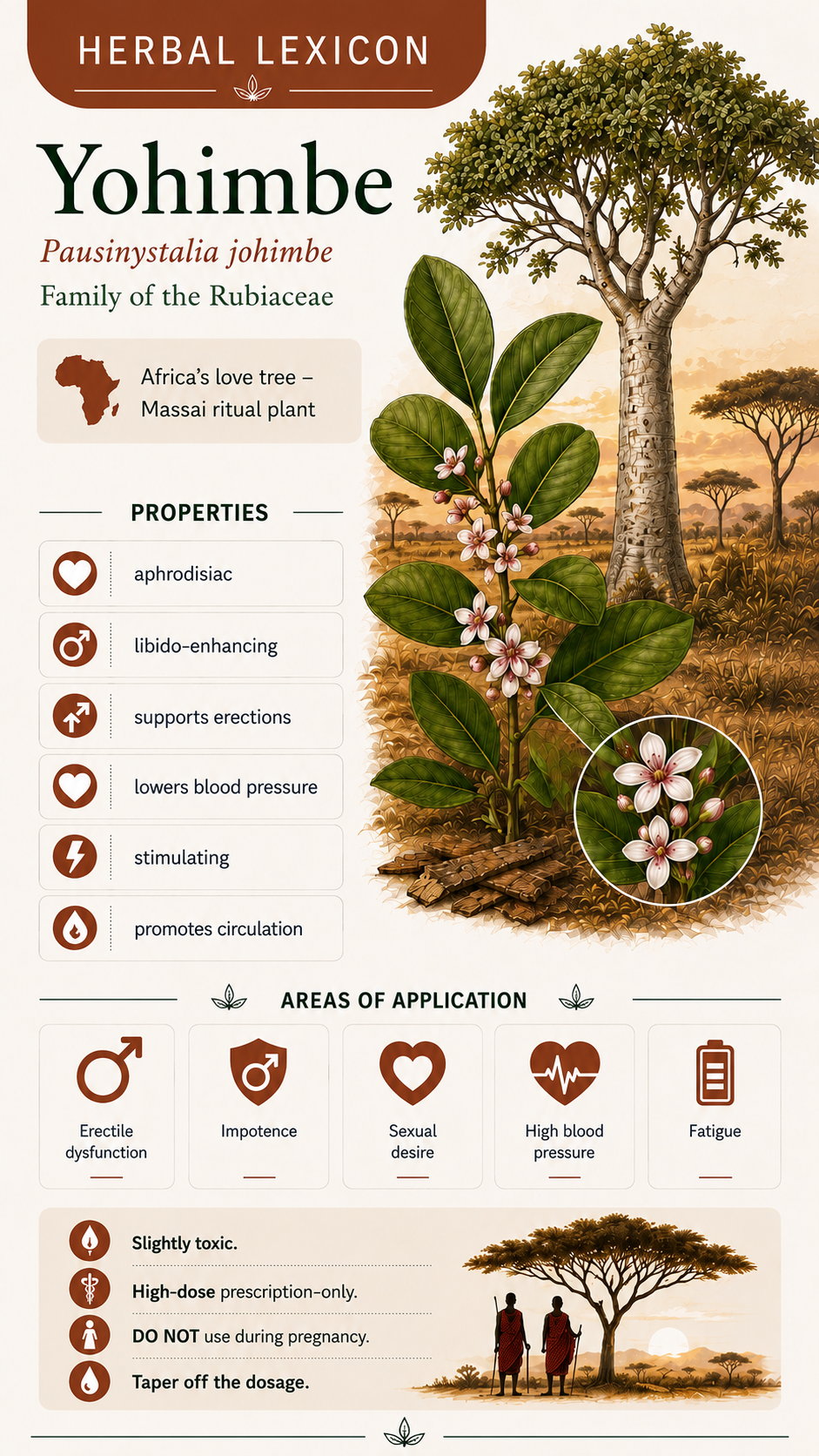 Yohimbe (Pausinystalia johimbe): Properties, Uses, and Effects