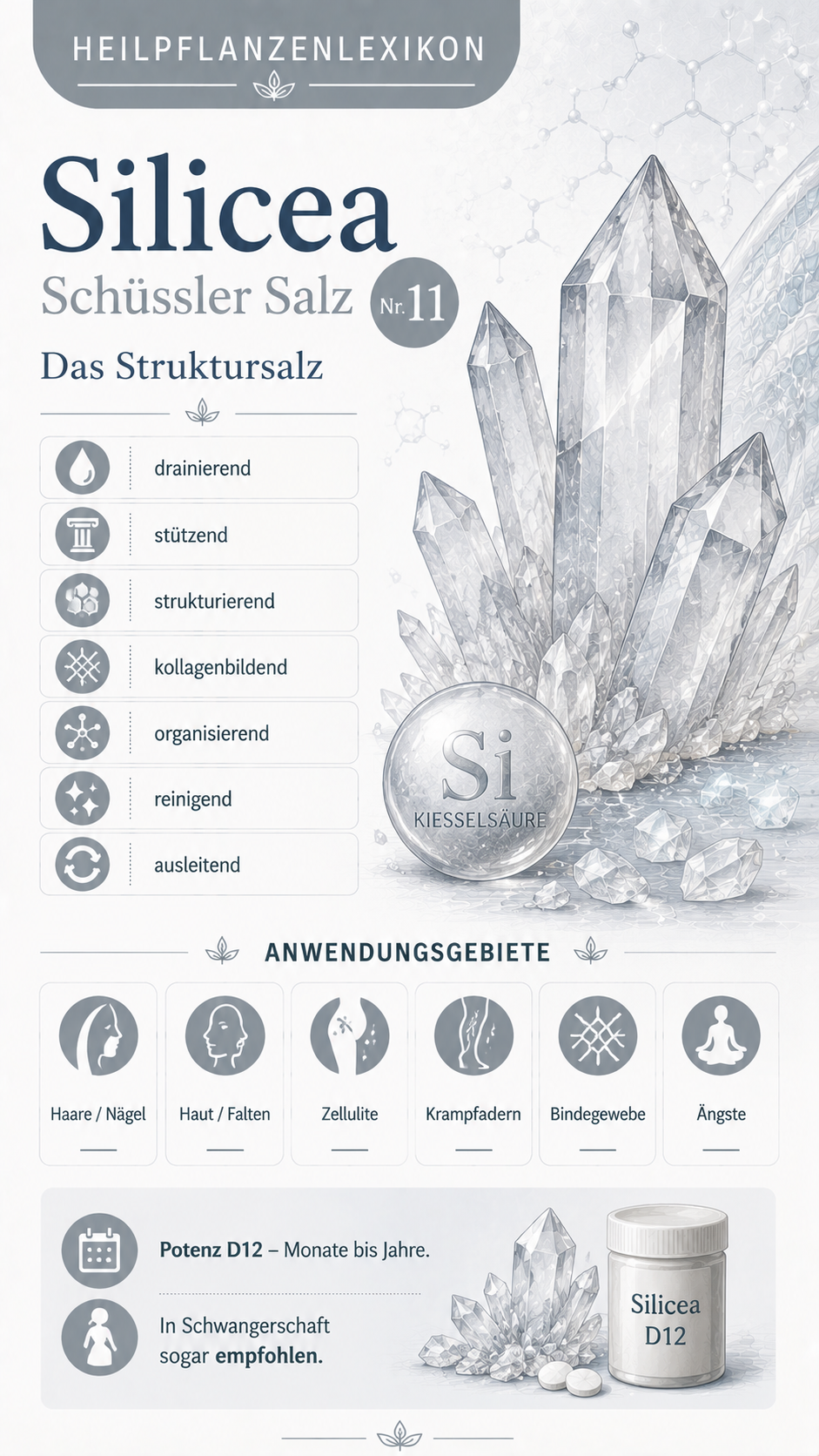Silicea: Eigenschaften, Anwendung & Wirkung