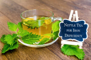 Nettle tea for iron deficiency